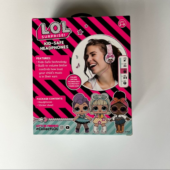LOL Surprise! Kid Safe Volume Limiting Headphones - Picture 5 of 8